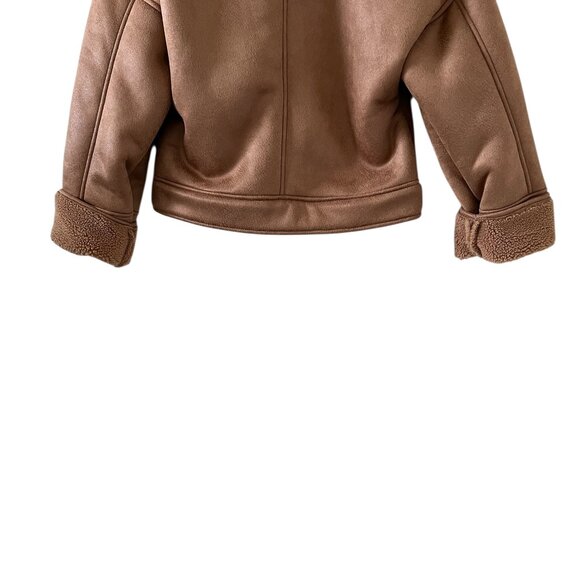 Sundance NEW Moss Ridge Coat In Teddy Brown Size XSP - Picture 13 of 15